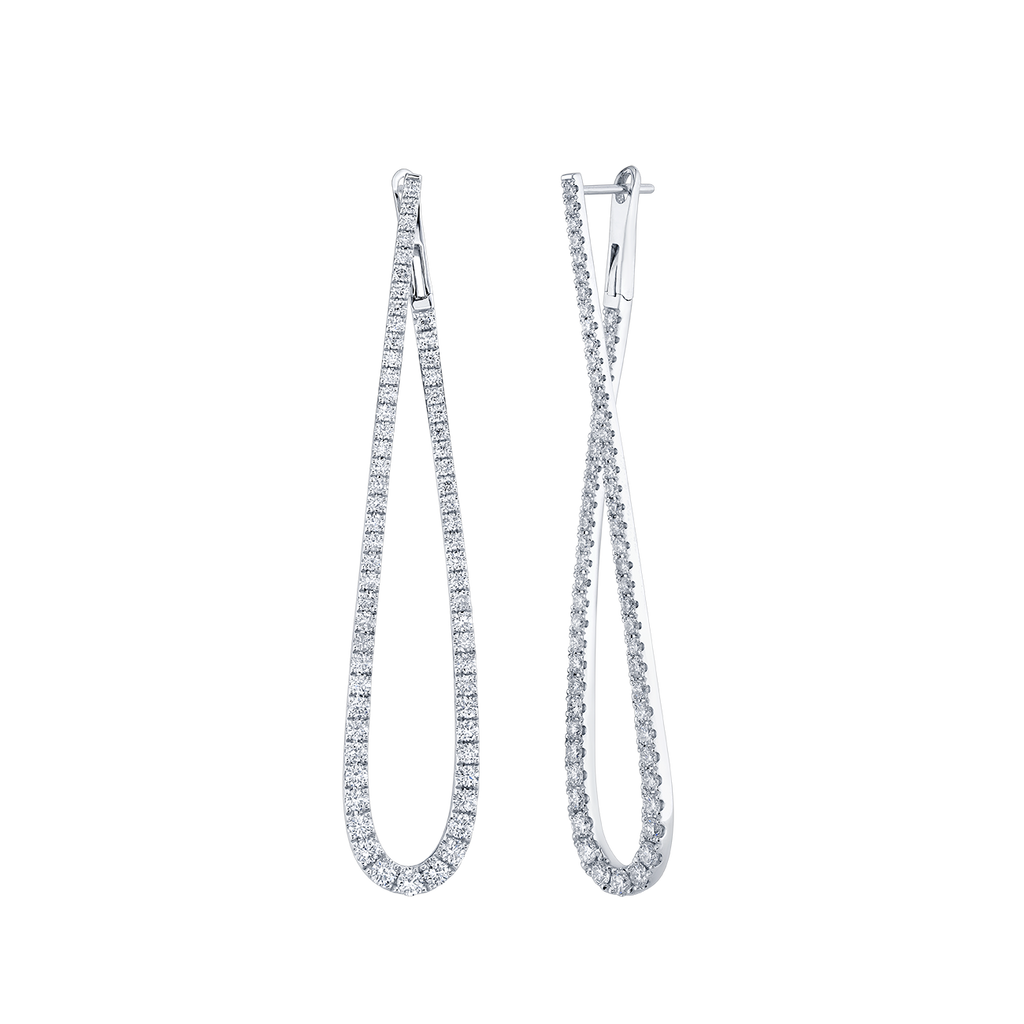 deBoulle Collection Elongated Tear Drop Earrings