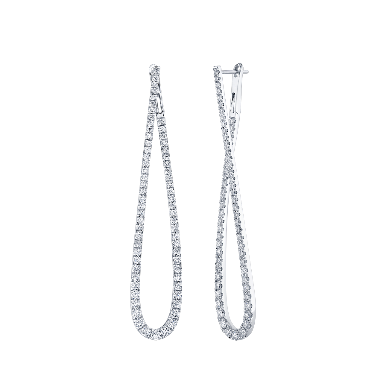 deBoulle Collection Elongated Tear Drop Earrings