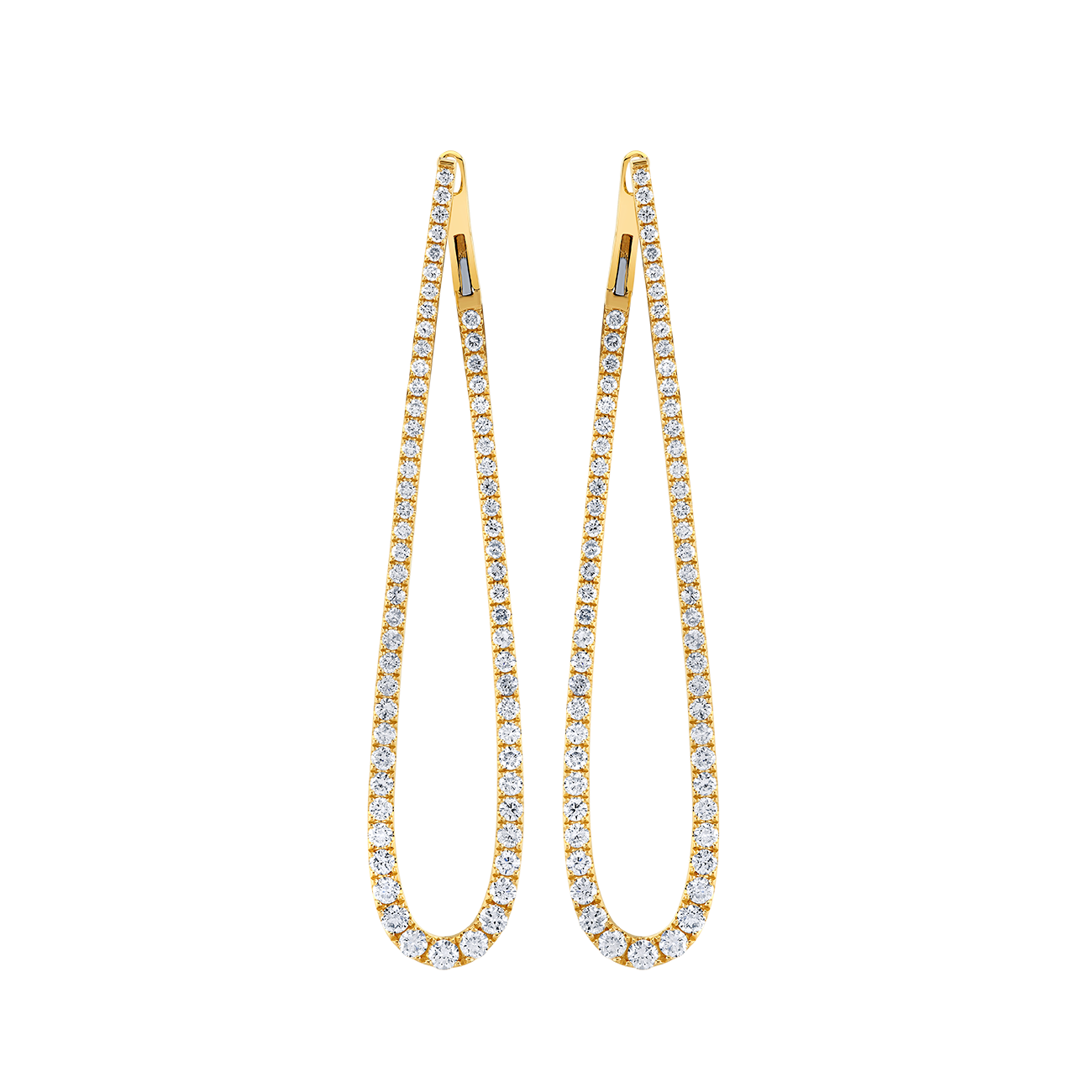 deBoulle Collection Elongated Tear Drop Earrings