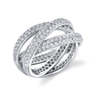 deBoulle Collection Diamond Interlocked Band