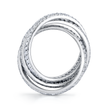 deBoulle Collection Diamond Interlocked Band