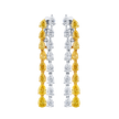 deBoulle Collection Yellow and White Diamond Dangle Earrings