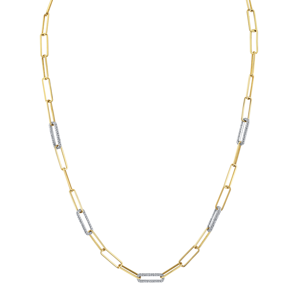 deBoulle Collection Five Diamond Link Necklace
