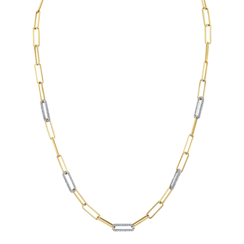 deBoulle Collection Five Diamond Link Necklace