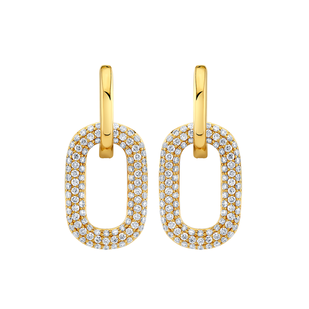 deBoulle Collection Brilliant Link Earrings