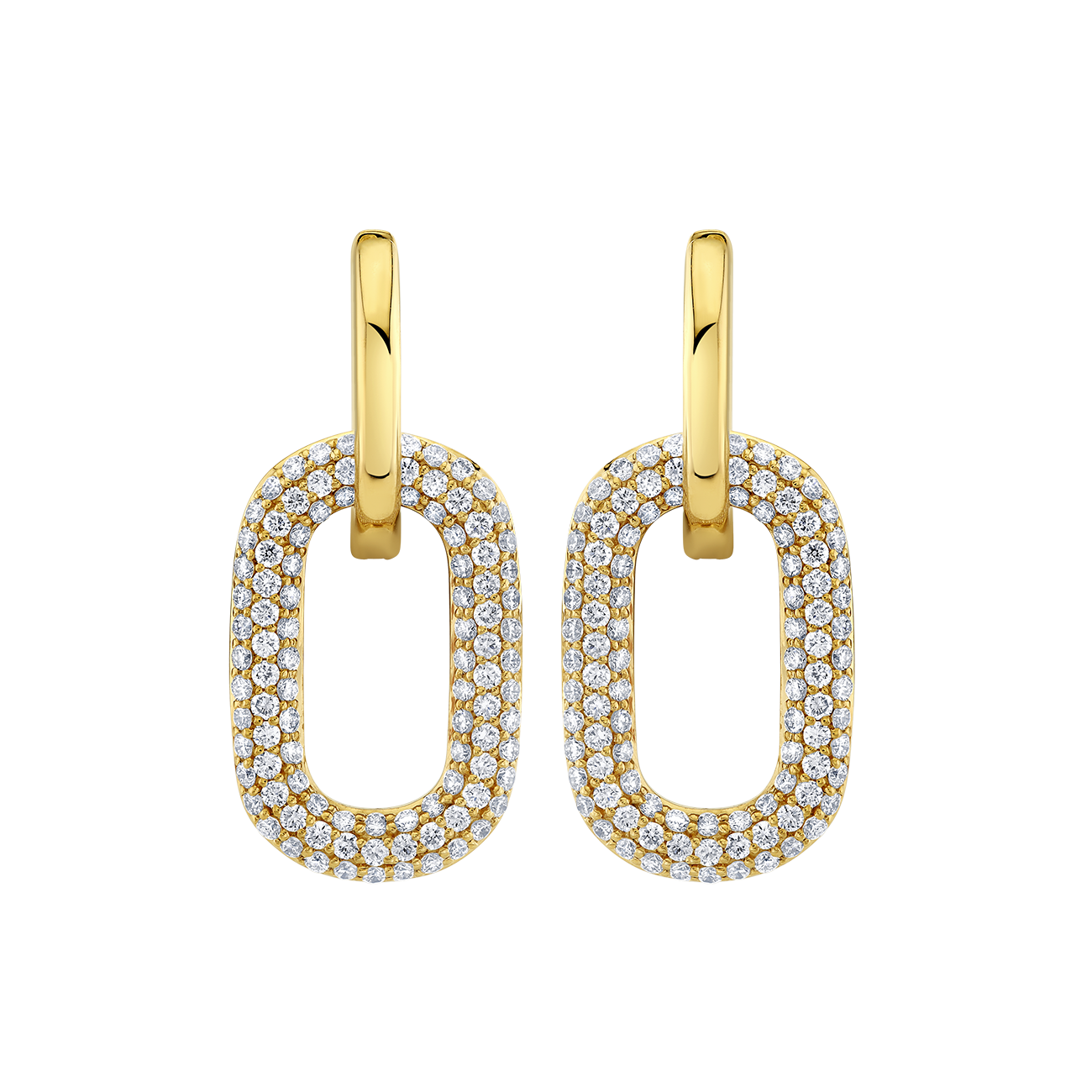 deBoulle Collection Brilliant Link Earrings