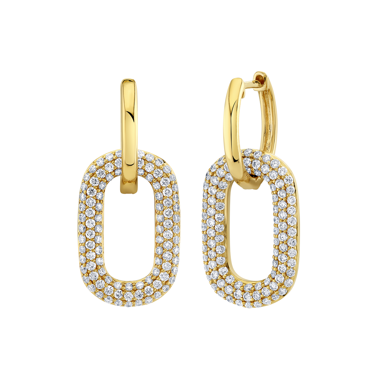deBoulle Collection Brilliant Link Earrings