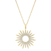 deBoulle Collection Sunburst Necklace in Yellow Gold