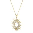 deBoulle Collection Sunburst Necklace in Yellow Gold