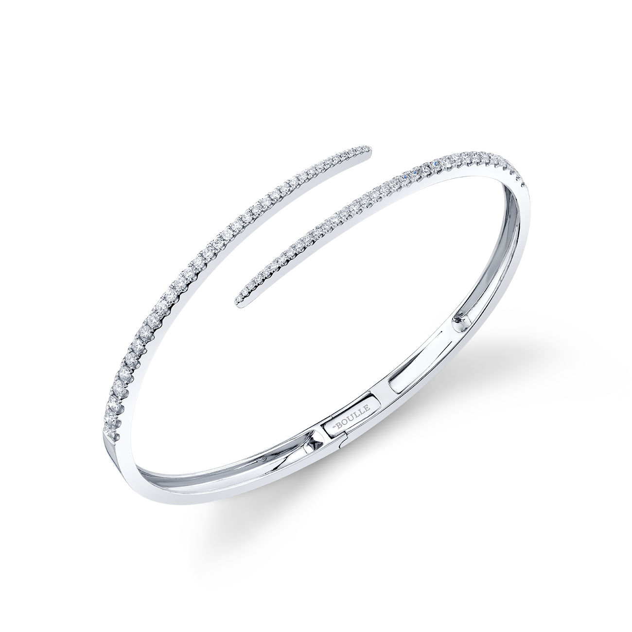 deBoulle Collection Diamond Bypass Bangle