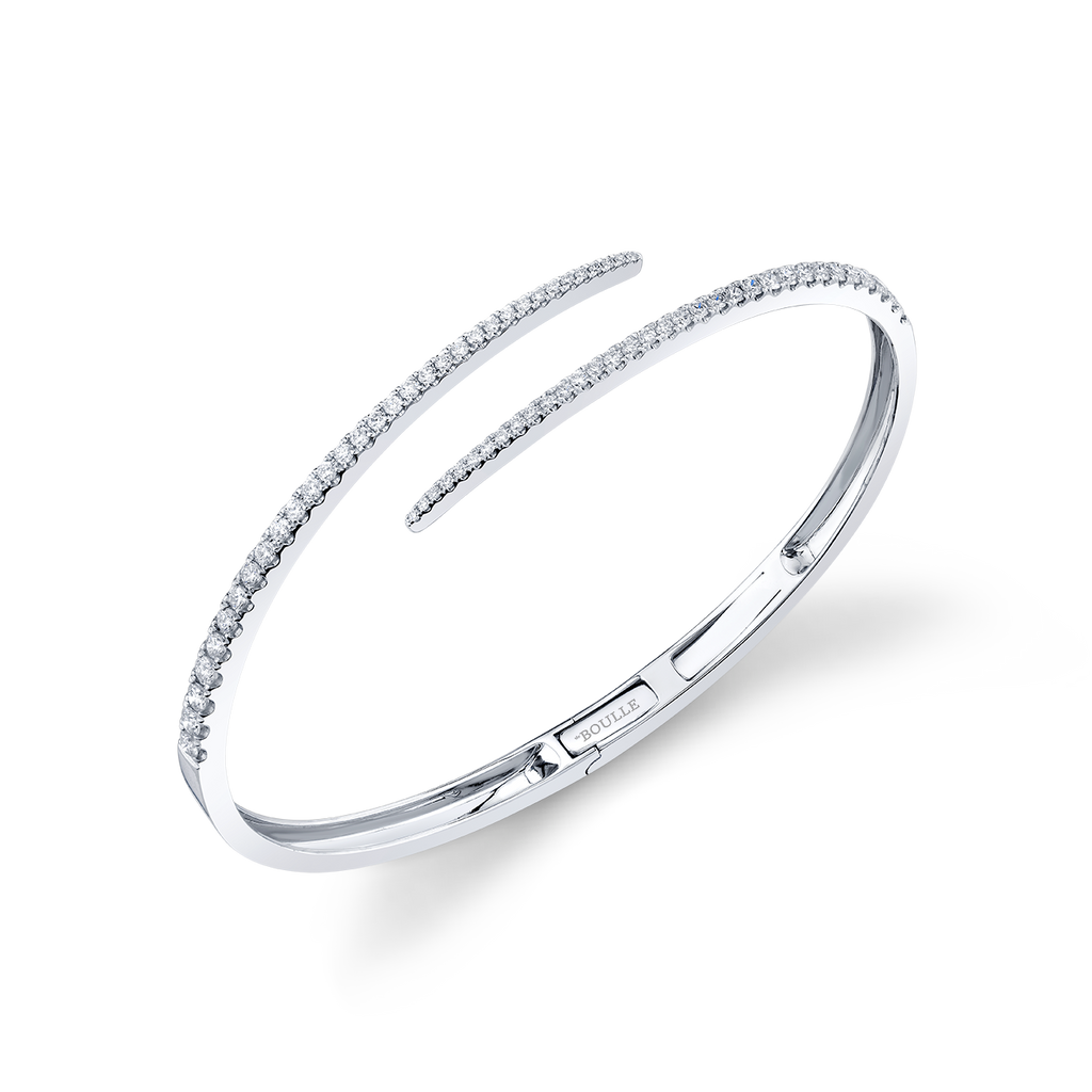 deBoulle Collection Diamond Bypass Bangle