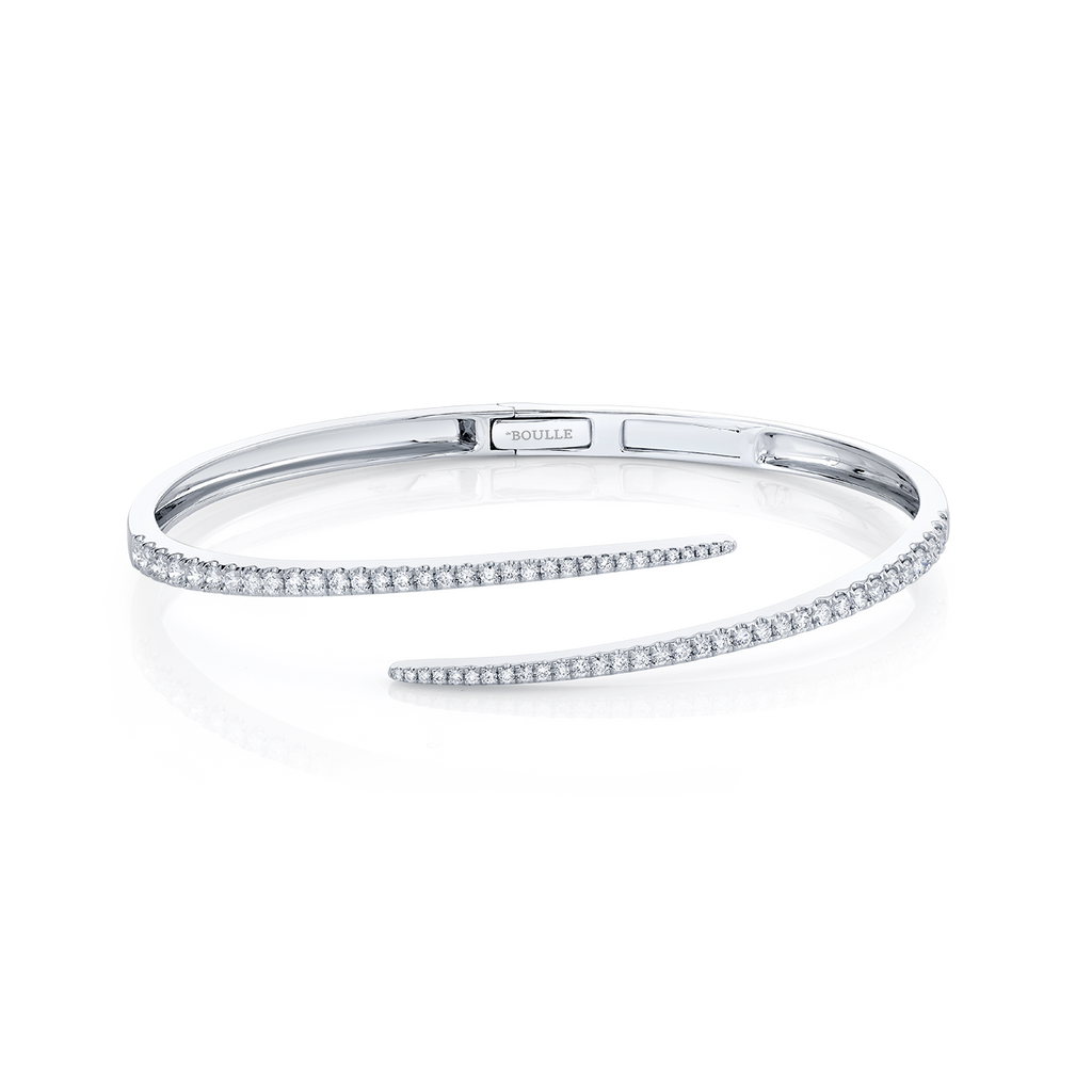 deBoulle Collection Diamond Bypass Bangle