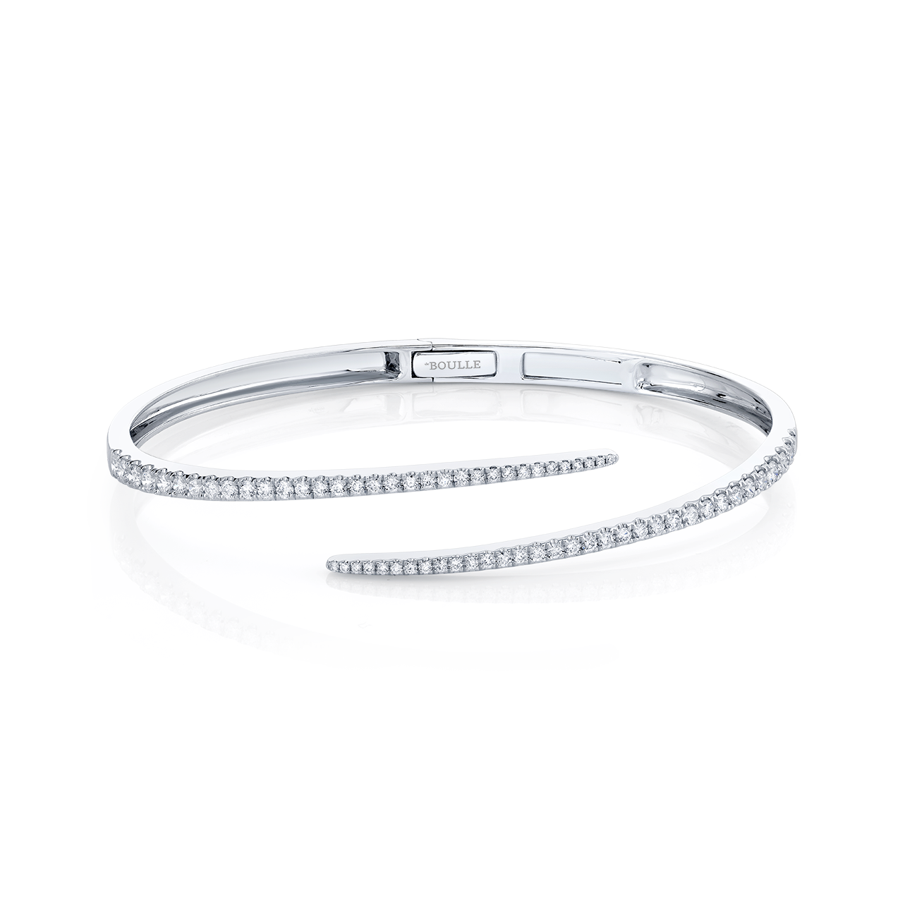 deBoulle Collection Diamond Bypass Bangle