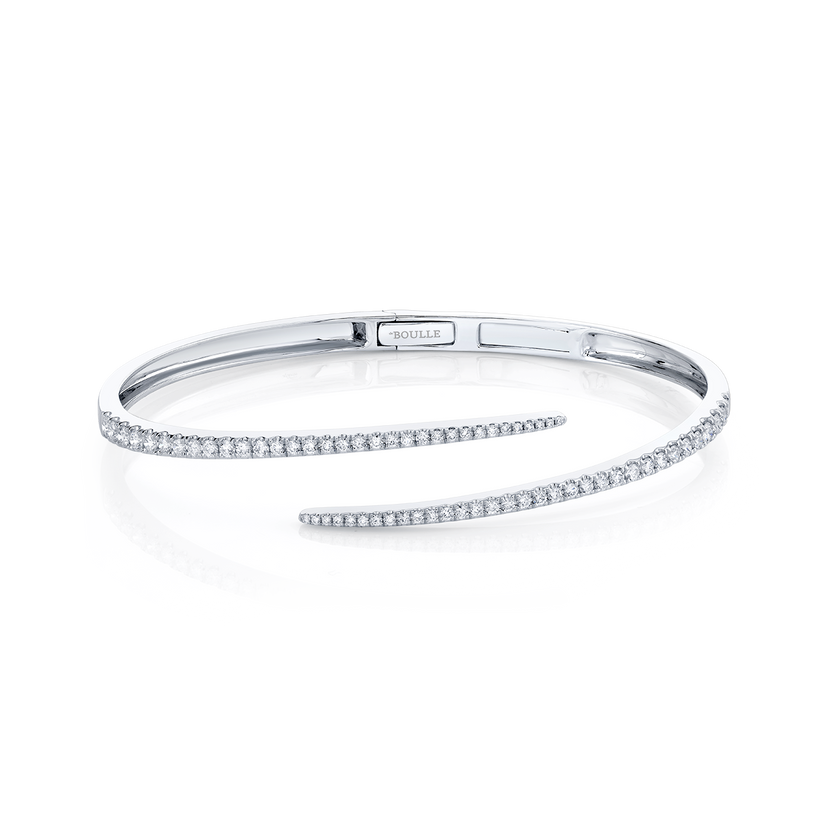 deBoulle Collection Diamond Bypass Bangle