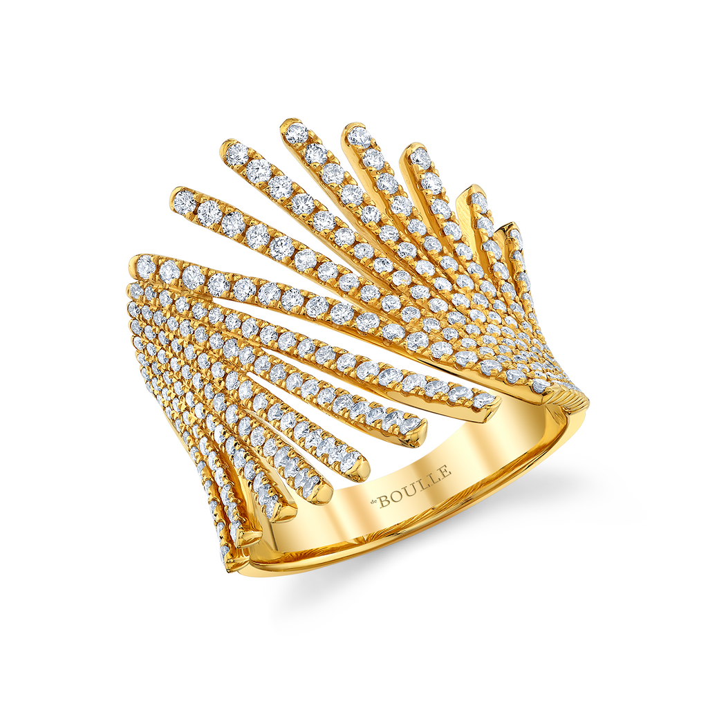 deBoulle Collection Diamond Fan Ring