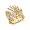 deBoulle Collection Diamond Fan Ring