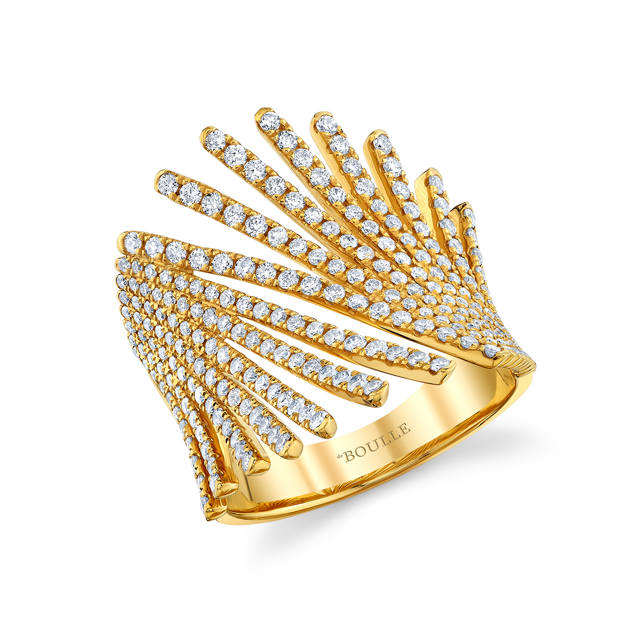 deBoulle Collection Diamond Fan Ring