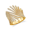 deBoulle Collection Diamond Fan Ring