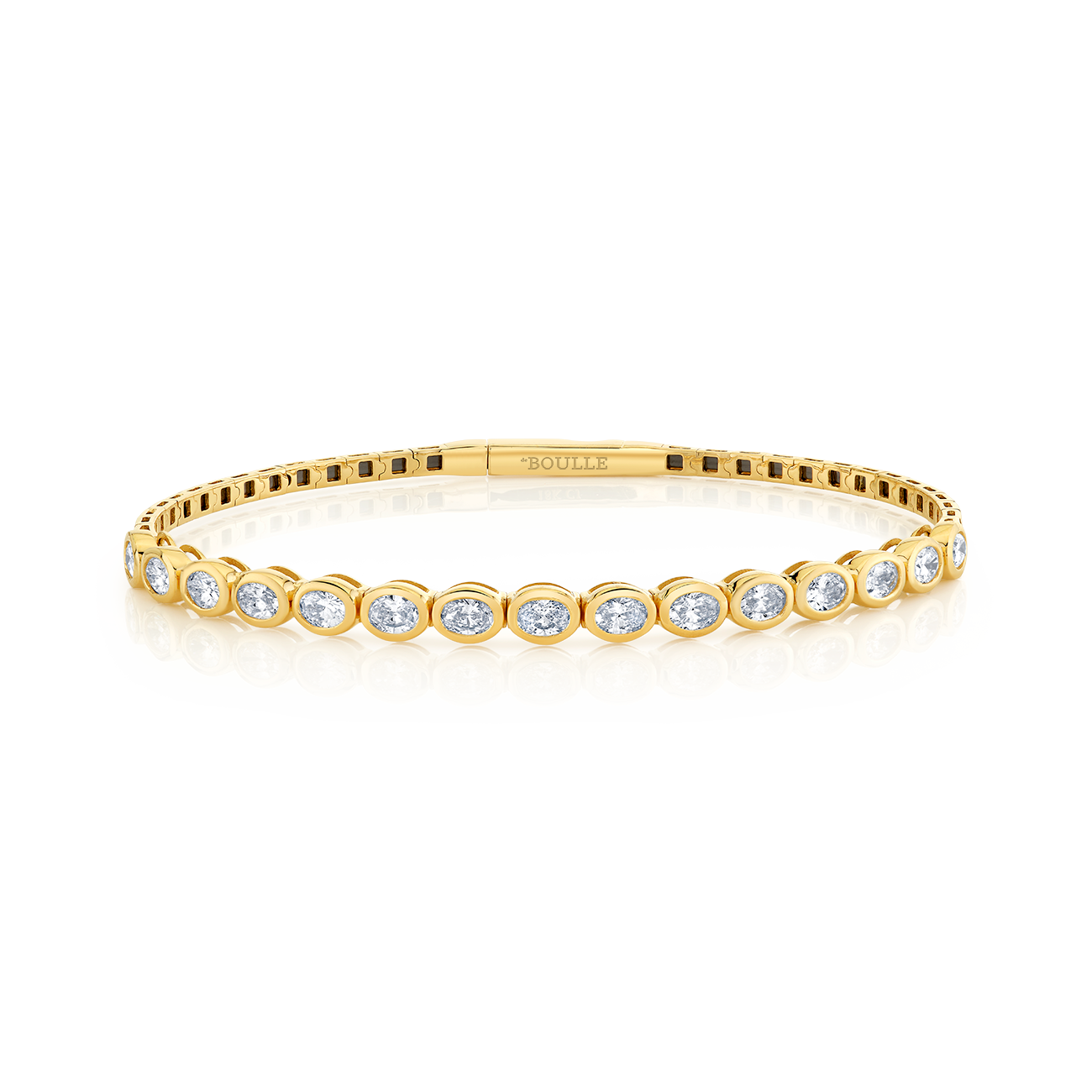 deBoulle Collection Oval Cut Diamond Bangle