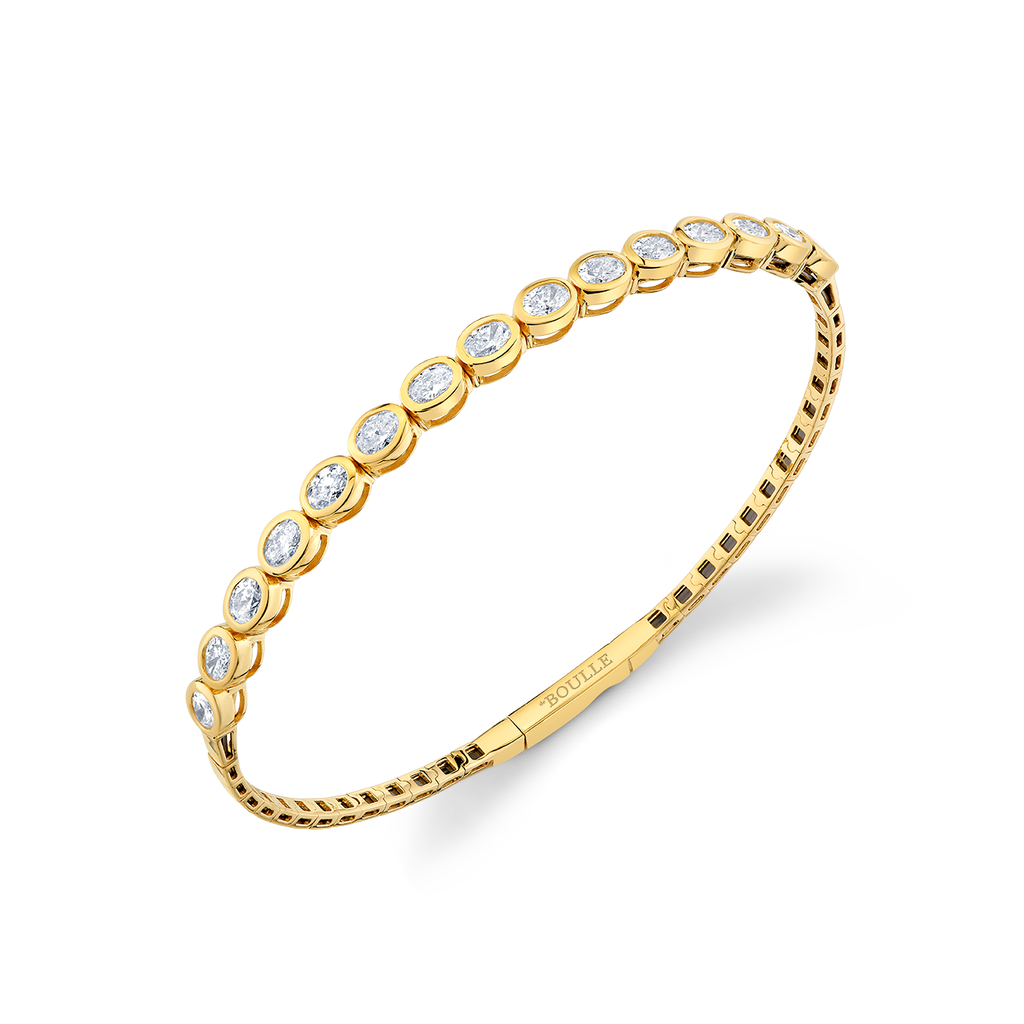 deBoulle Collection Oval Cut Diamond Bangle