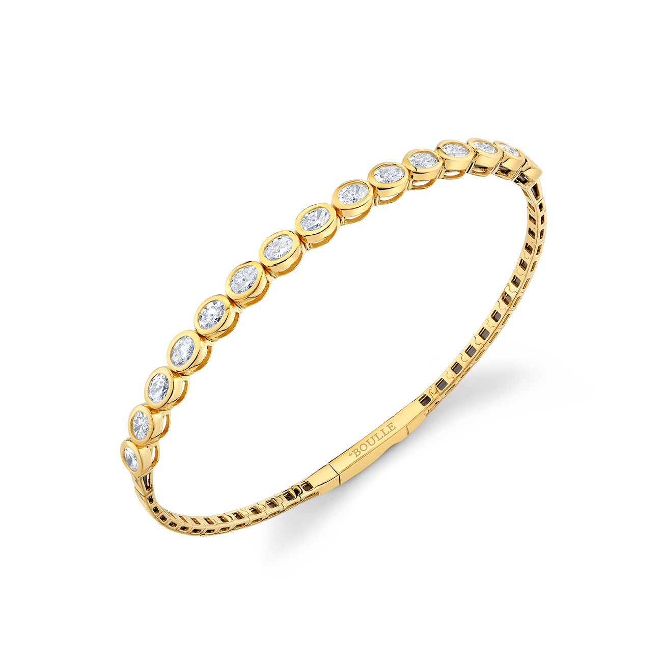 deBoulle Collection Oval Cut Diamond Bangle