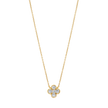 deBoulle Collection Clover Pendant with Diamonds in Yellow Gold