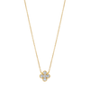 deBoulle Collection Clover Pendant with Diamonds in Yellow Gold