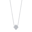 deBoulle  Collection Clover Pendant with Diamonds in White Gold