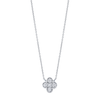 deBoulle  Collection Clover Pendant with Diamonds in White Gold