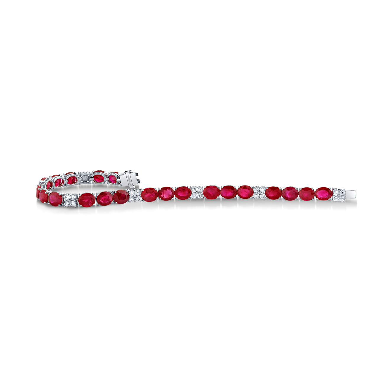 deBoulle Collection Ruby and Diamond Bracelet