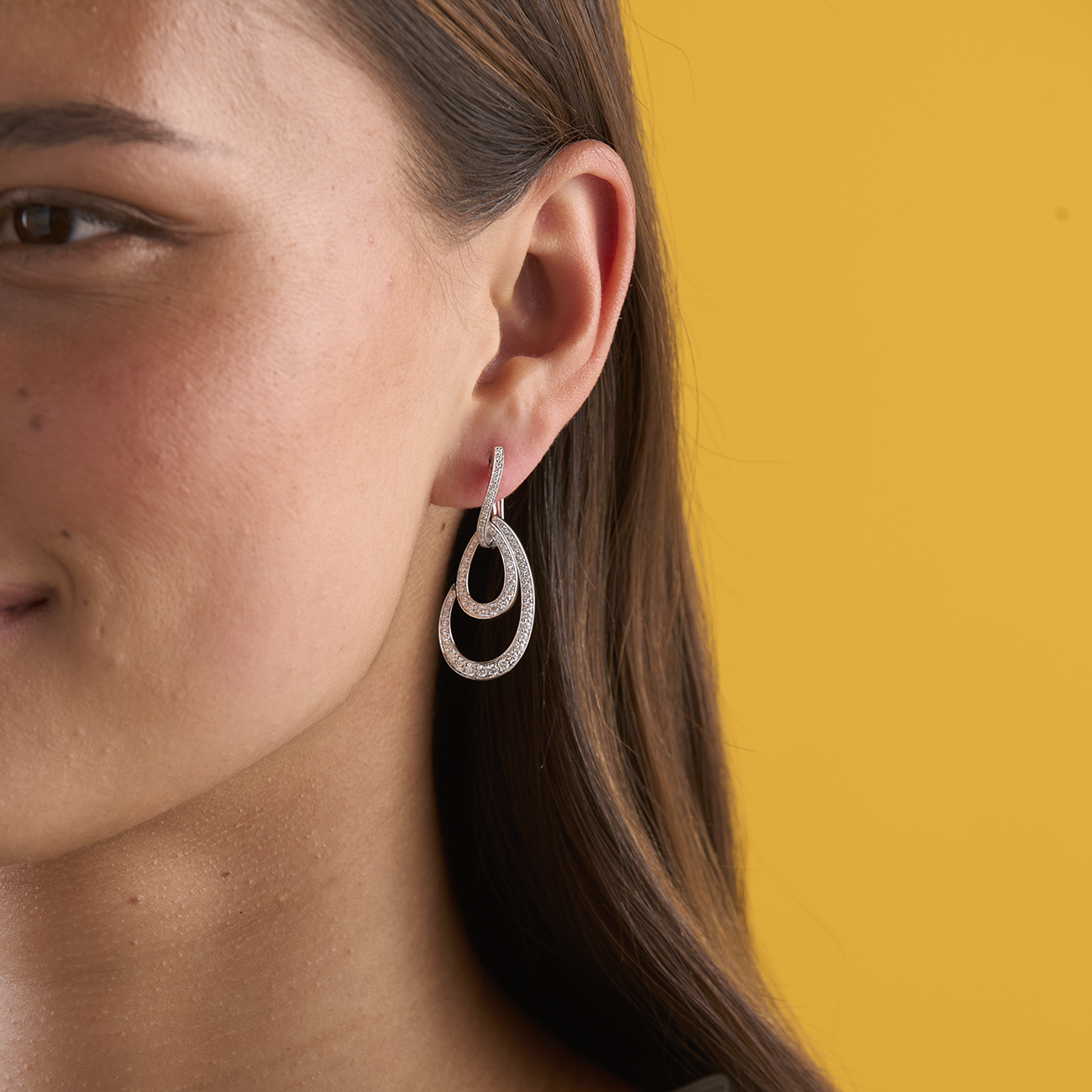 deBoulle Collection Diamond Double Hoops