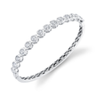 deBoulle Collection Round Brilliant Diamond Bangle