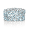deBoulle Collection Aquamarine and Diamond Bracelet