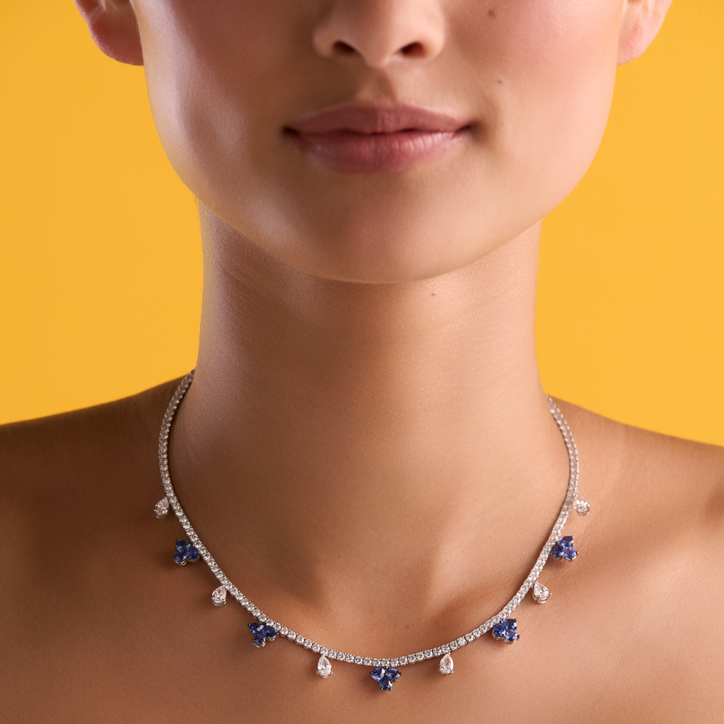 deBoulle Collection Sapphire and Diamond Necklace