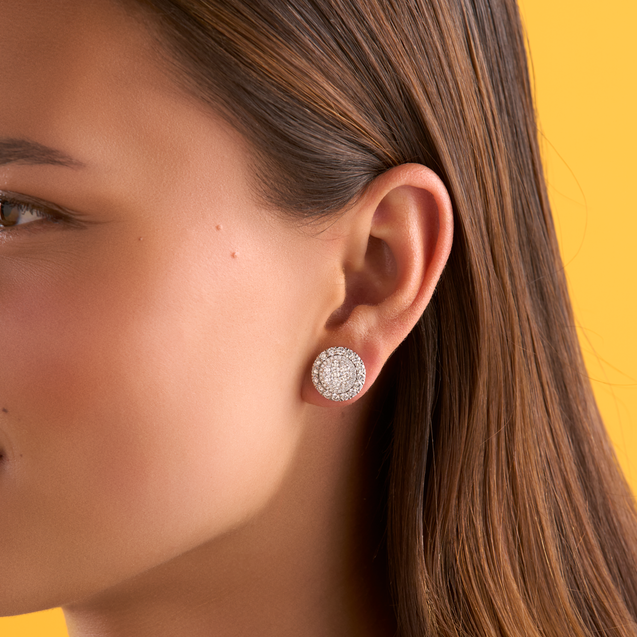 deBoulle Collection Diamond Circle Earrings