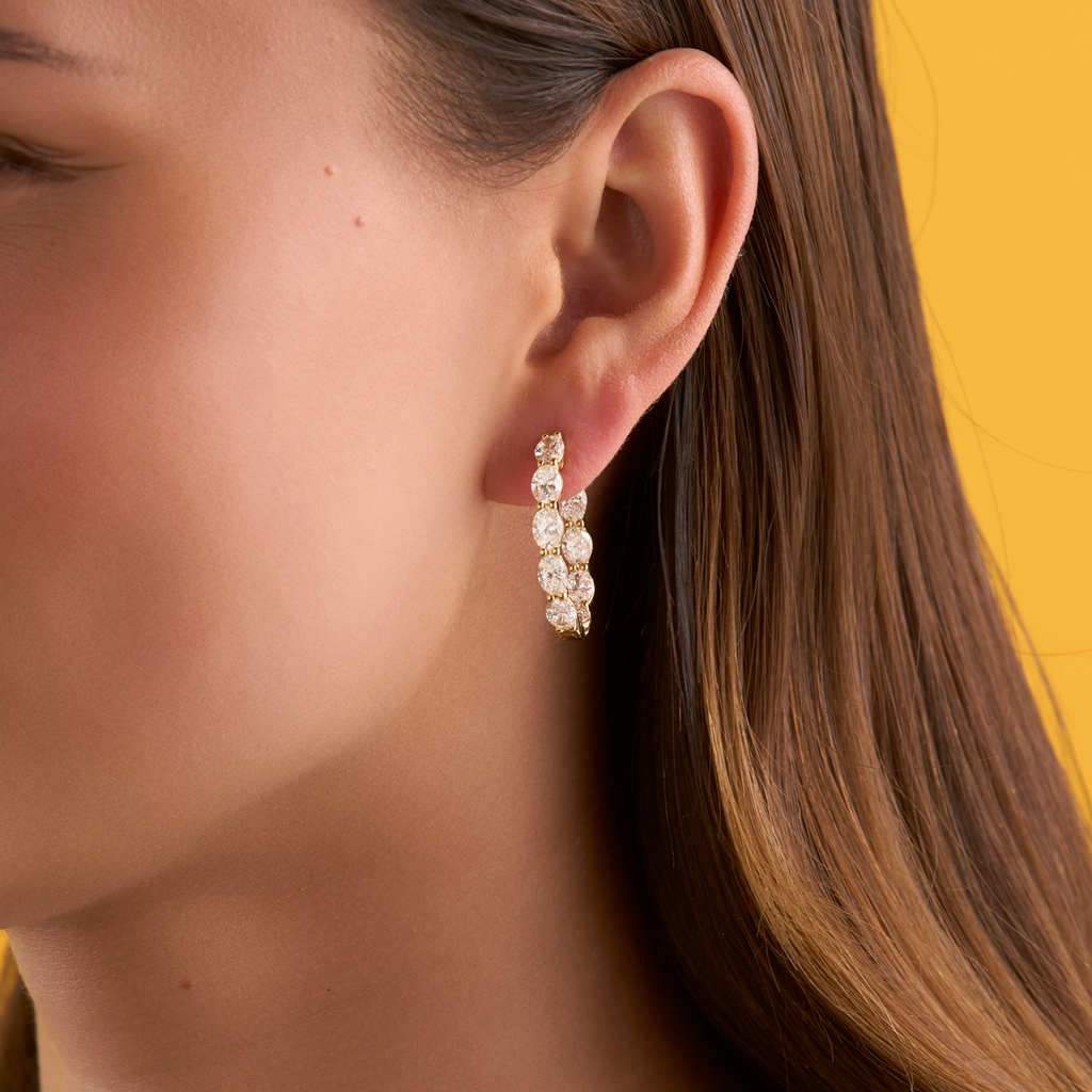 deBoulle Collection Timeless Oval Pair in Yellow Gold
