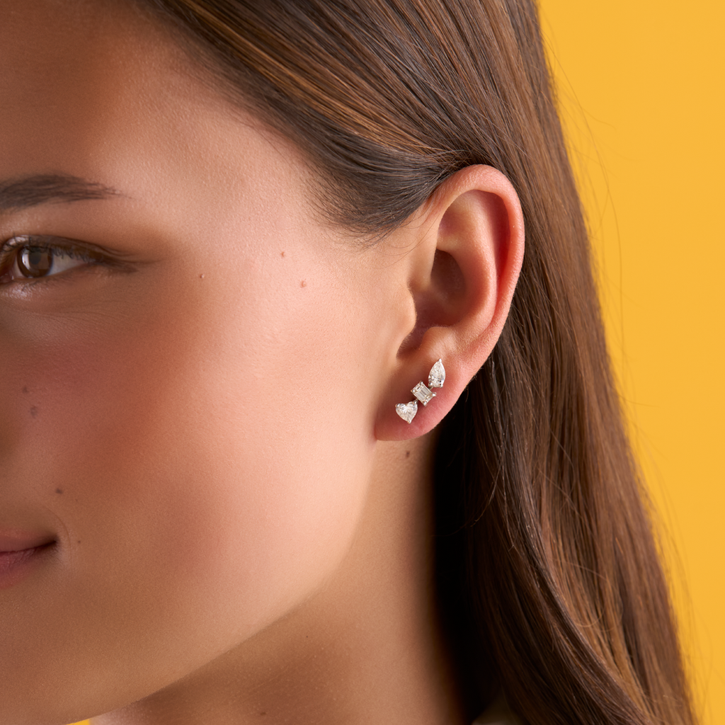 deBoulle Collection Diamond Ear Climbers