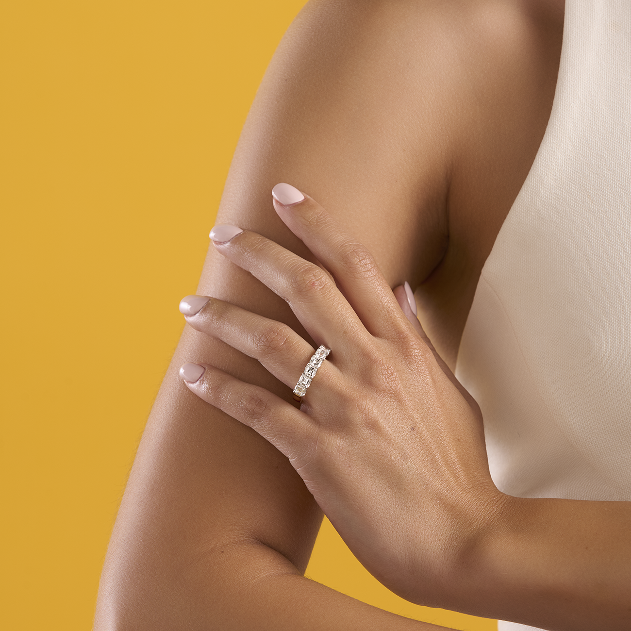 deBoulle Bridal Asscher Diamond Ring