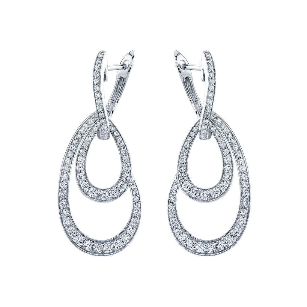 deBoulle Collection Diamond Double Hoops