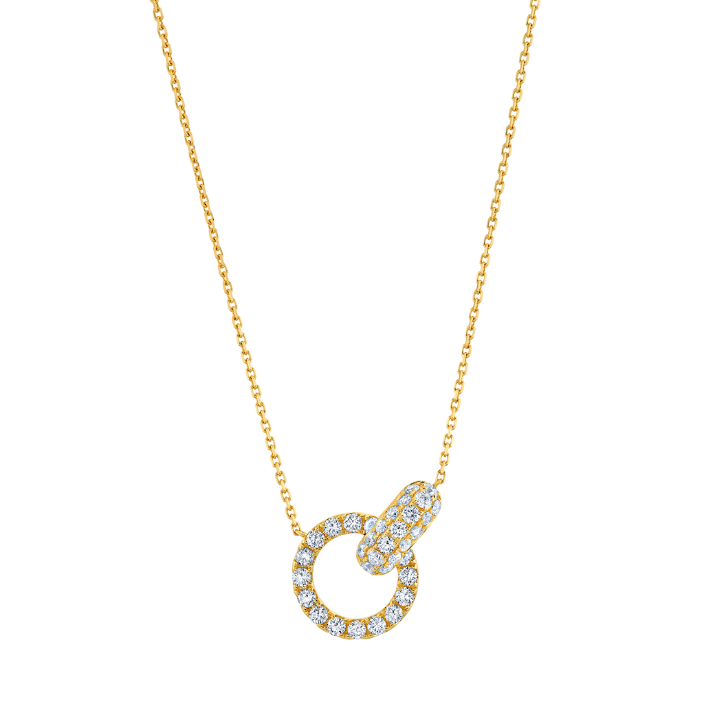 deBoulle Collection Harmony Diamond Necklace in Yellow Gold
