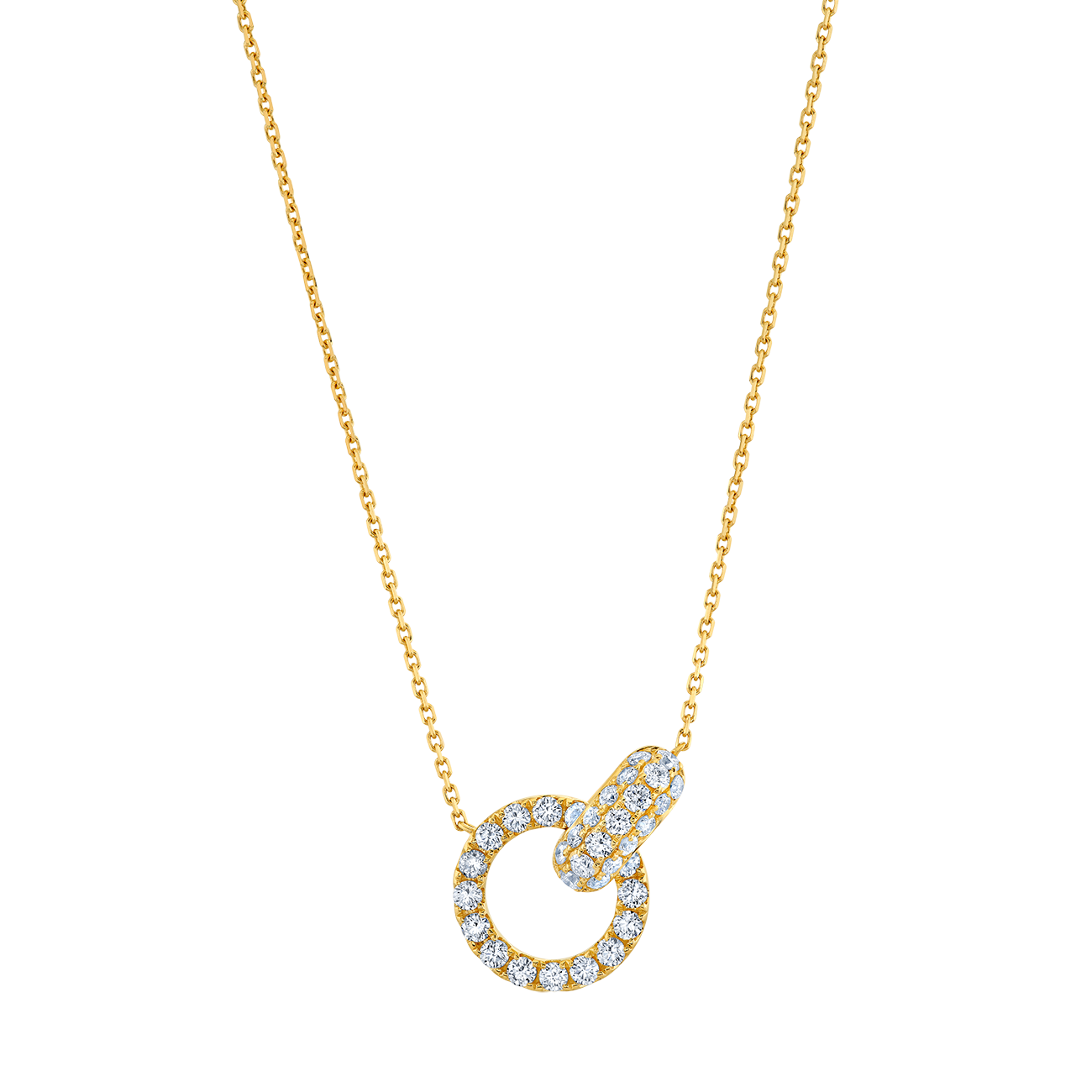 deBoulle Collection Harmony Diamond Necklace in Yellow Gold