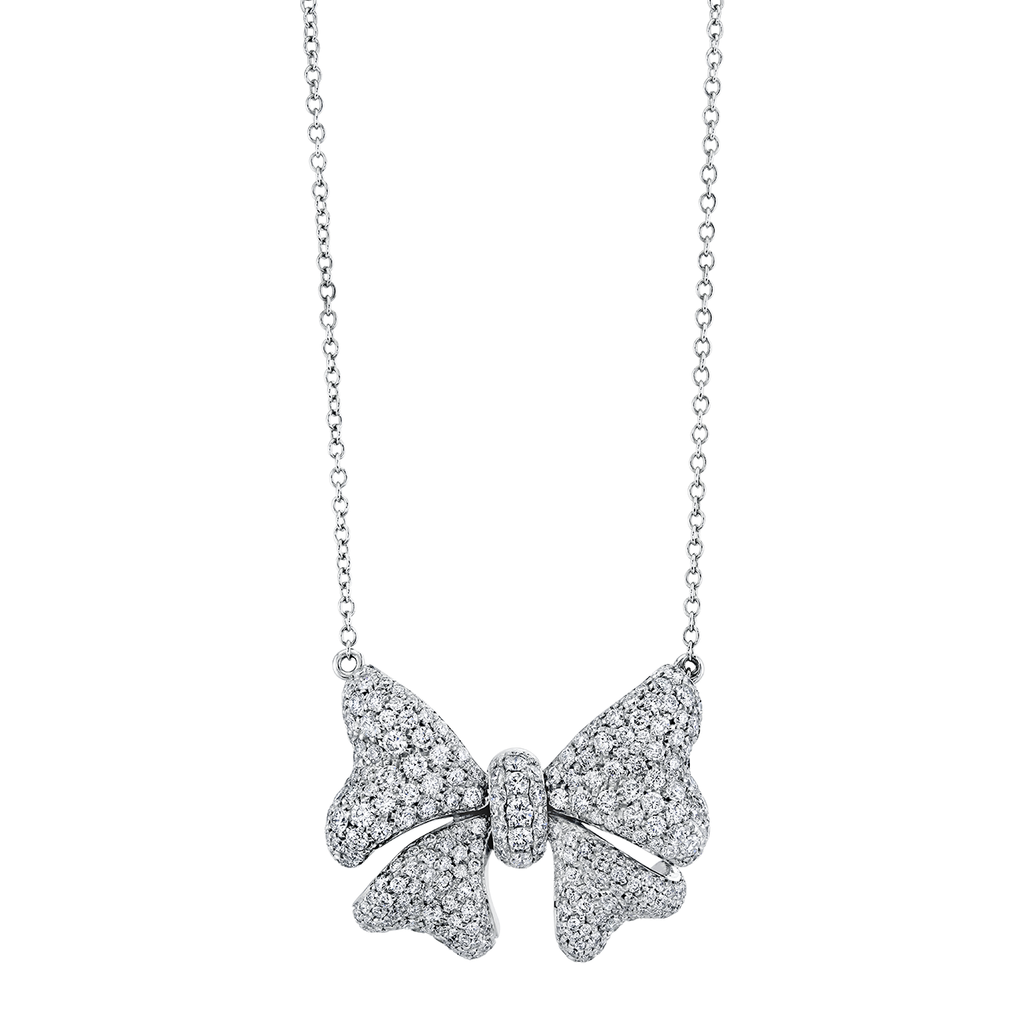 deBoulle Collection Diamond Bow Necklace