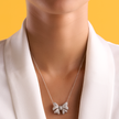 deBoulle Collection Diamond Bow Necklace
