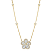 deBoulle Collection Flower Necklace with Diamond Pavé