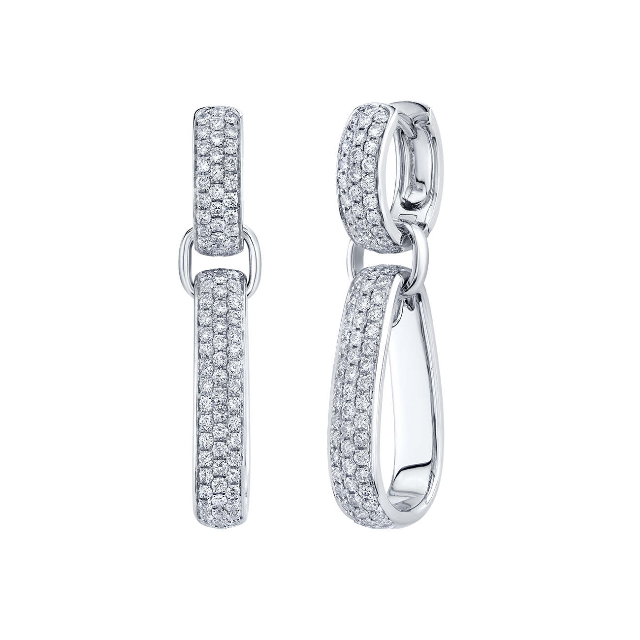 deBoulle Collection Diamond Link Earrings
