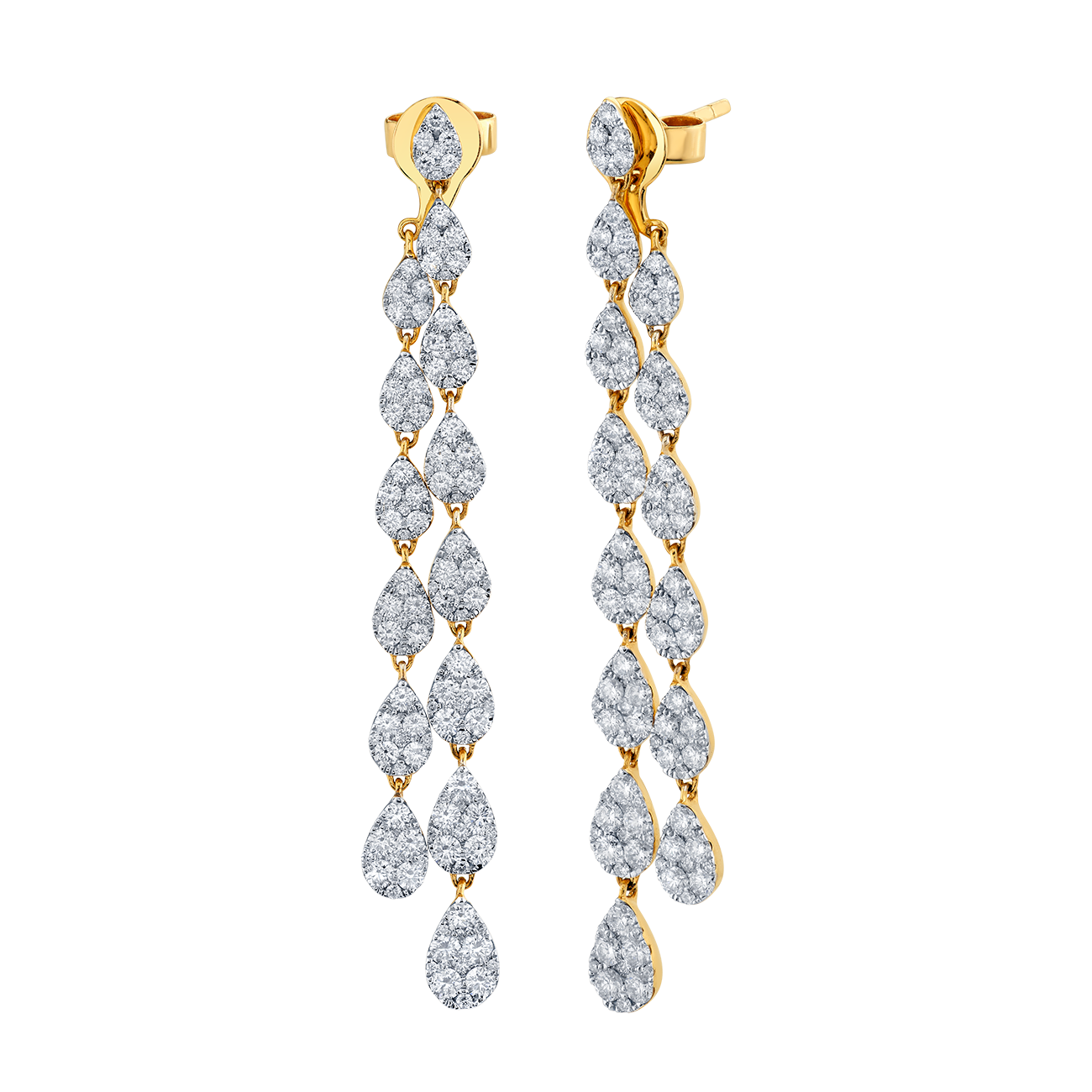 deBoulle Collection Diamond Dangle Earrings