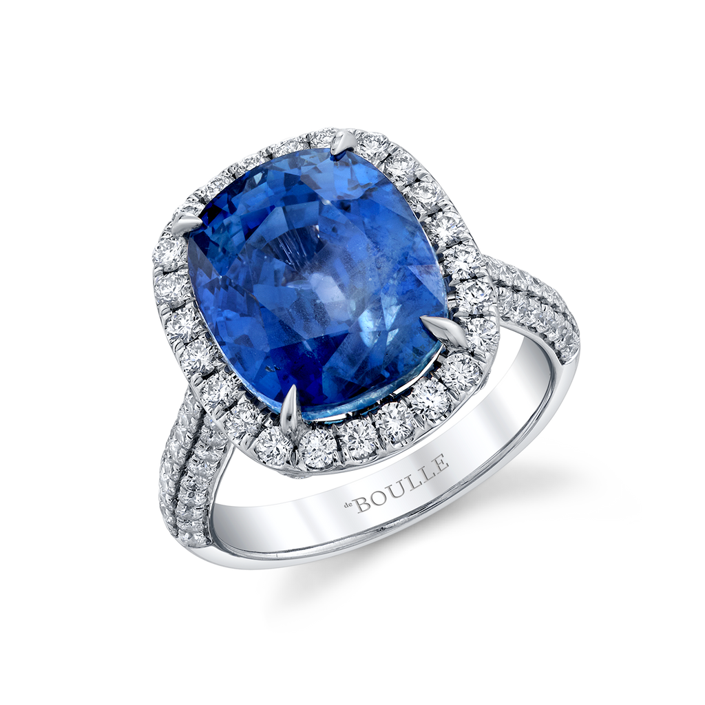 deBoulle High Jewelry Sapphire Fleur Ring