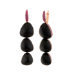 deBoulle Collection Onyx Peek A Boo Dangle Earrings