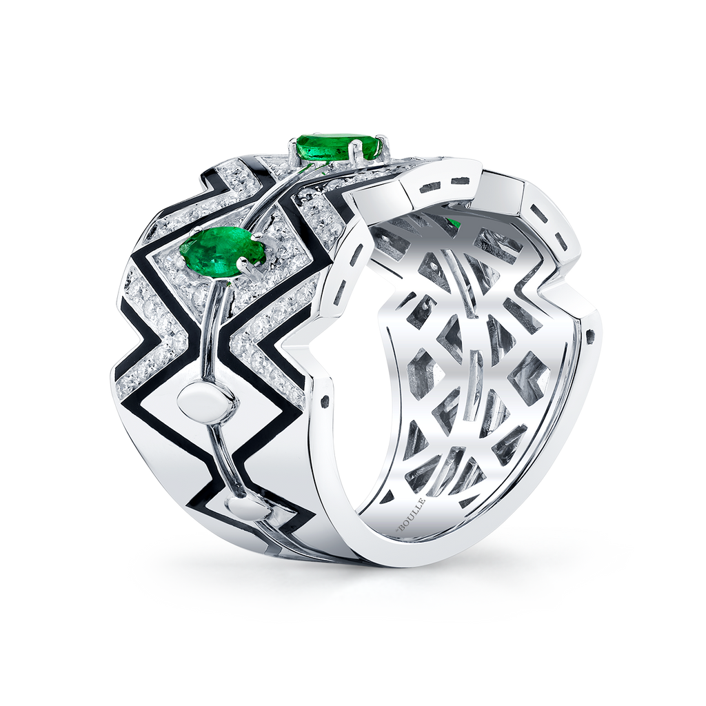 deBoulle Collection Chevron Ring