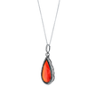 deBoulle Estate Collection Fire Opal Pendant